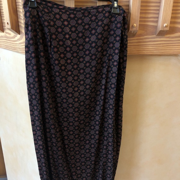 Vintage Long Wrap Skirt - Picture 13 of 14